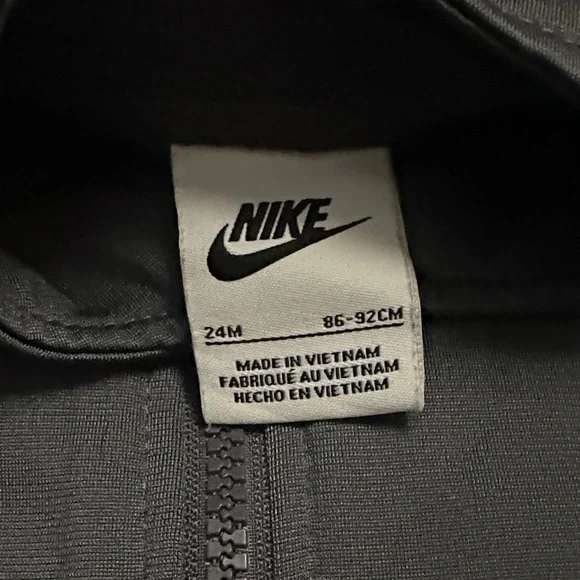 Nike Charcoal Full-Zip Jacket - Picture 2 of 2